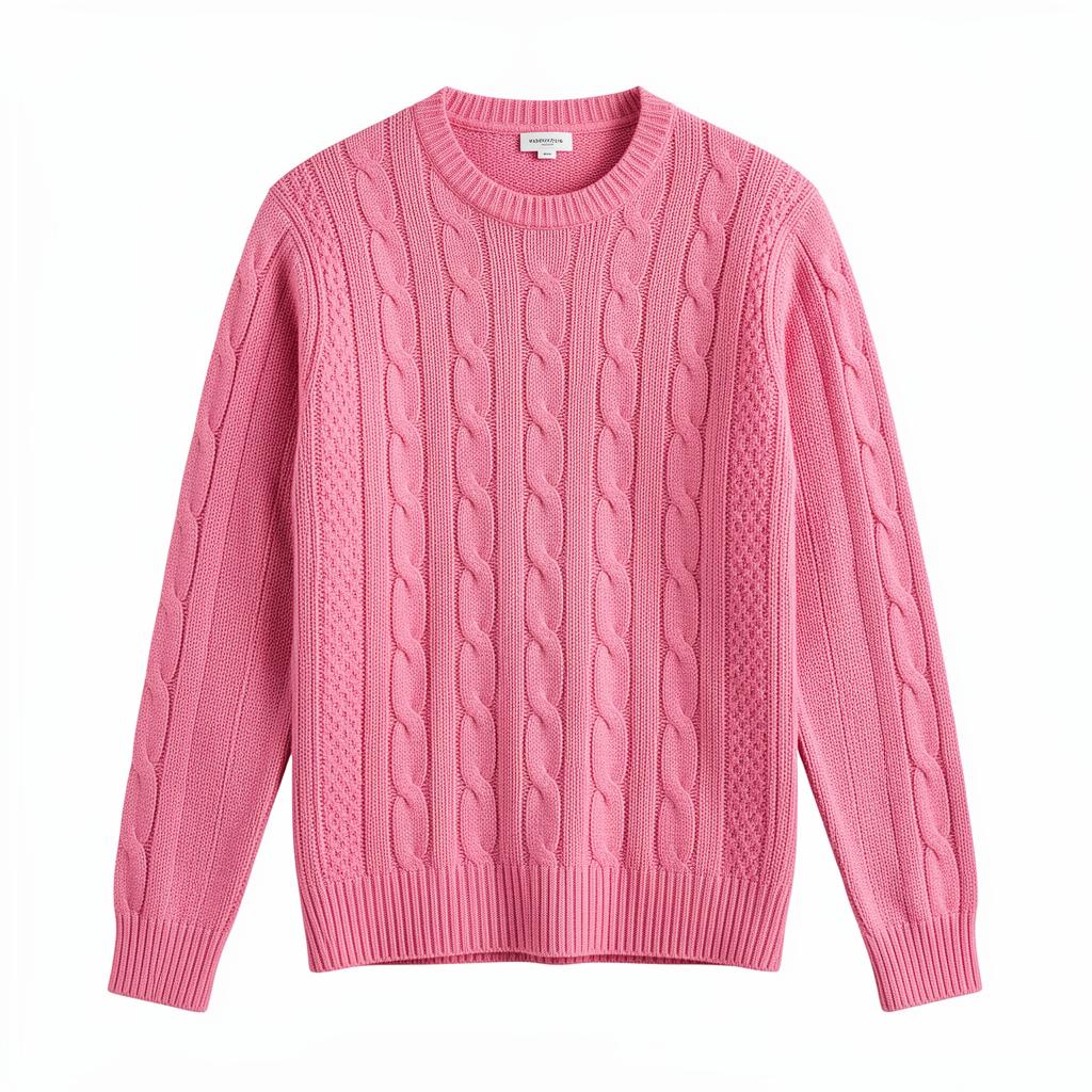 Cable Knit Crew Sweater