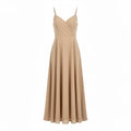 Wrap Bodice Chiffon Maxi Dress