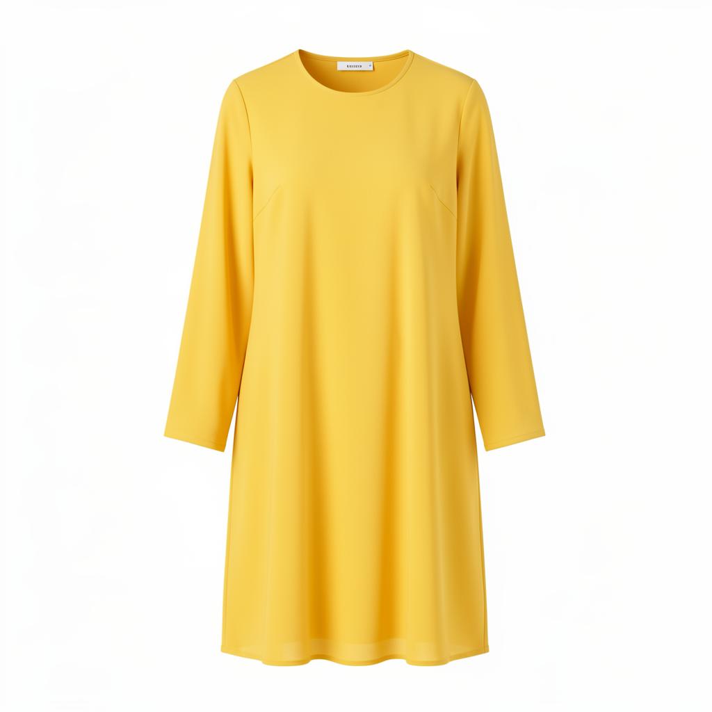 Long Sleeve A-Line Dress