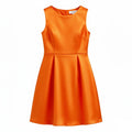 A-Line Satin Mini Dress
