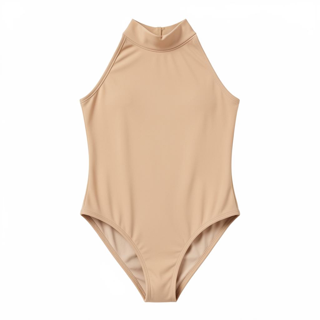 High Neck One-Piece Leotard