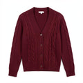 Cable Knit Button Cardigan