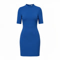 Mock Neck Bodycon Mini Dress