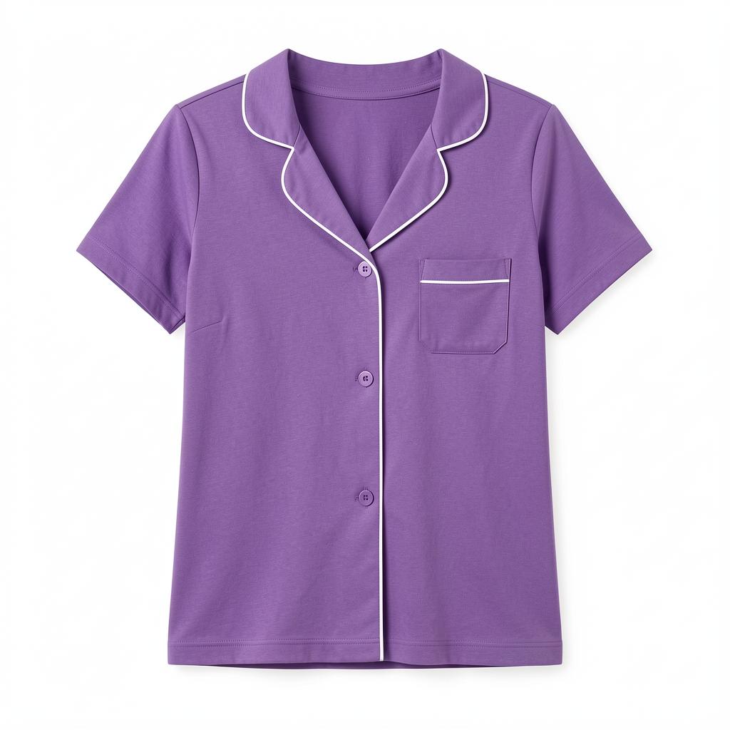 Short Sleeve Pajama Shirt