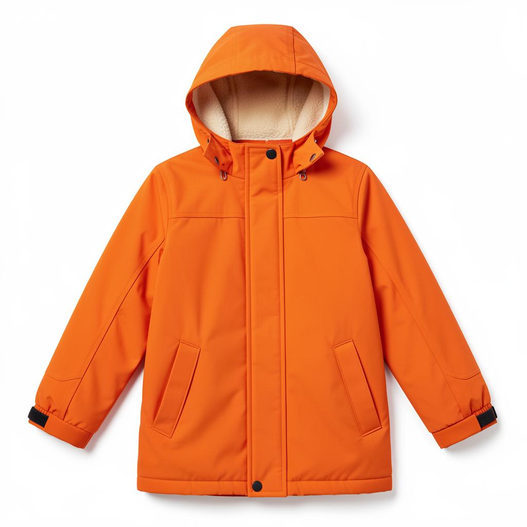 Kids Waterproof Hooded Parka