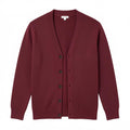 Button-Up V-Neck Cardigan Sweater