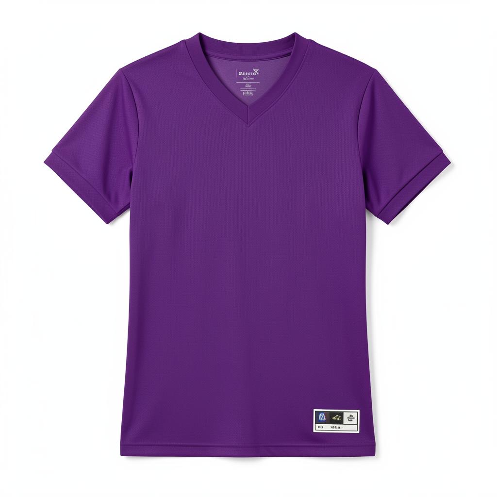 Plain V-Neck Sports Jersey