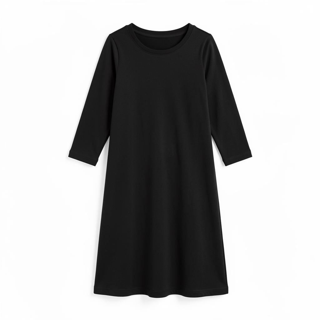 Long Sleeve A-Line Dress