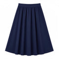 Gathered Midi Flare Skirt