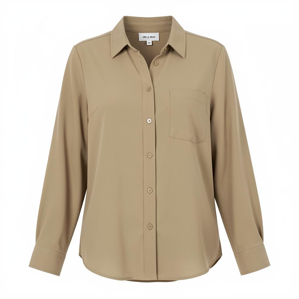 Long-Sleeve Button-Down Shirt
