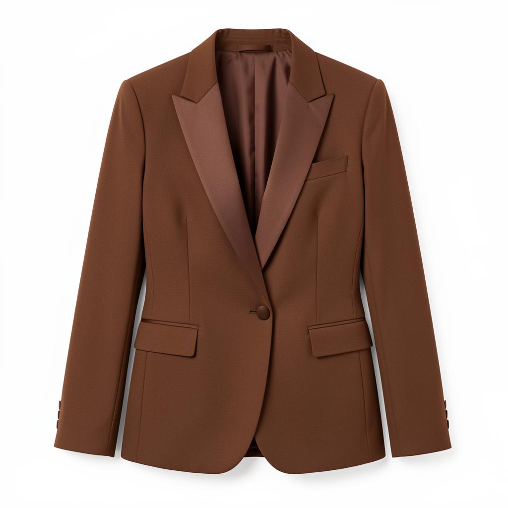 Peak Lapel Tuxedo Blazer