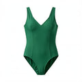 Classic V-Neck One-Piece Swimsuit