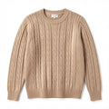 Soft Cable Knit Pullover Sweater