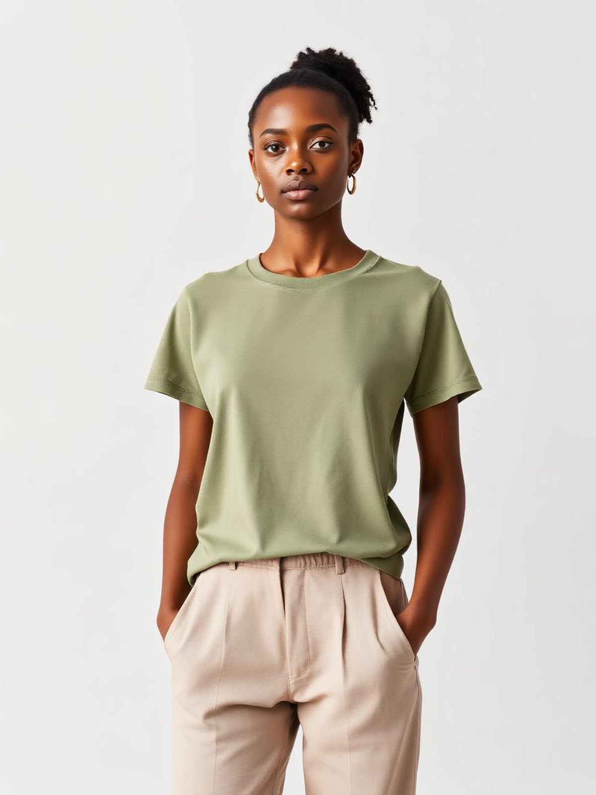 Basic Crew T-Shirt — Green