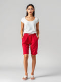 Bermuda Shorts — Red