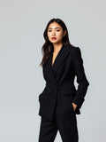 Black Double Breasted Blazer