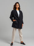Black Oversized Boyfriend Blazer