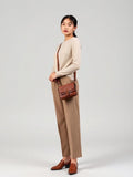 Brown Mini Crossbody Bag — Brown