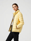 Butter Yellow Quilted Liner Jacket