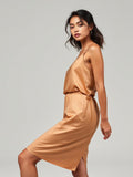 Camel Satin Camisole