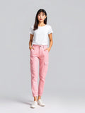 Cargo Pocket Trousers — Pink