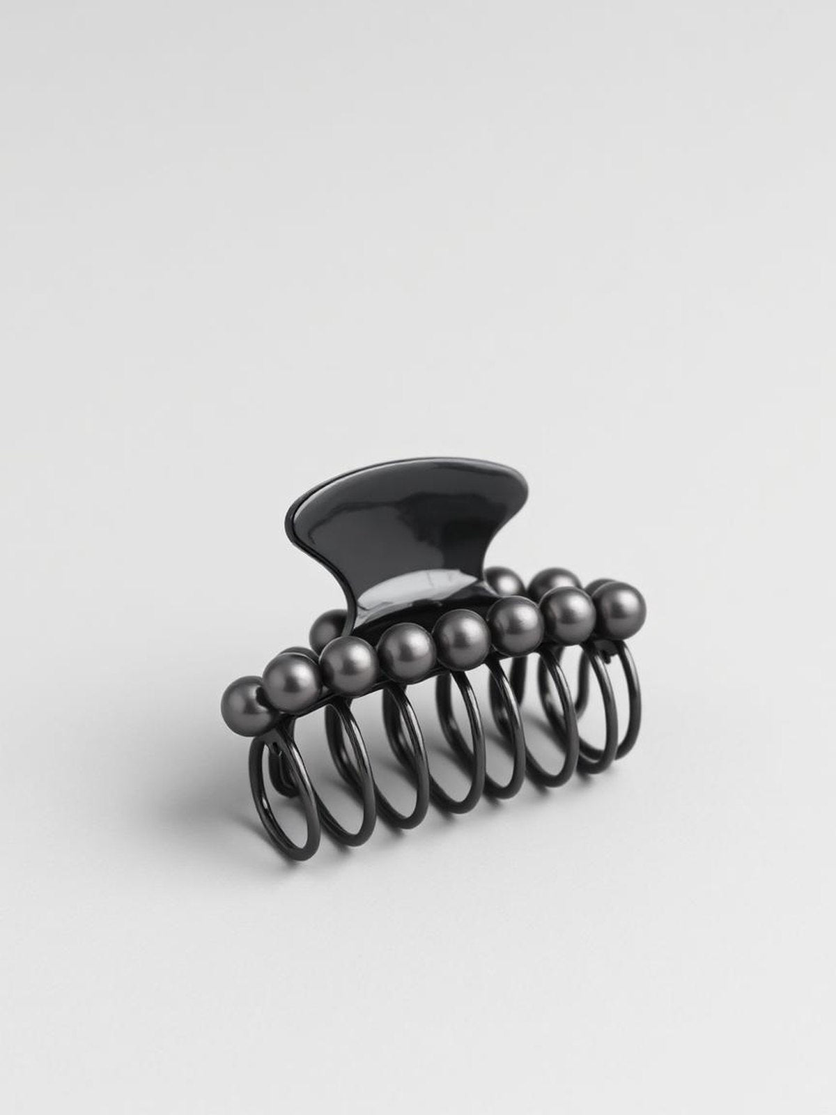 Charcoal Pearl Hair Claw