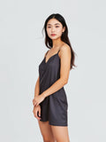 Charcoal Satin Camisole