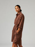Chocolate Shirt Dress