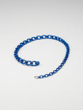 Cobalt Chain Detail Belt