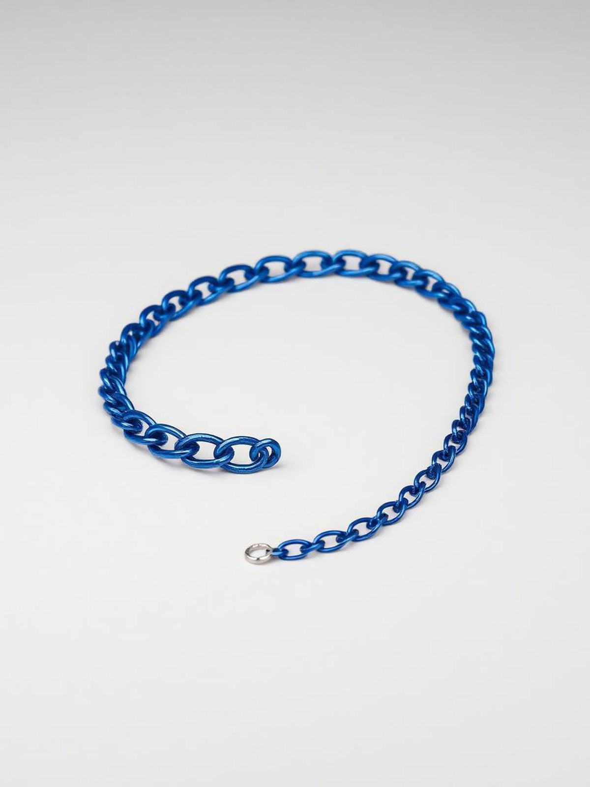 Cobalt Chain Detail Belt
