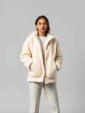 Cream Teddy Fleece Jacket