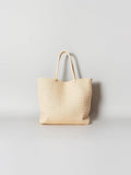 Cream Woven Tote Bag