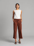Culotte Trousers — Brown