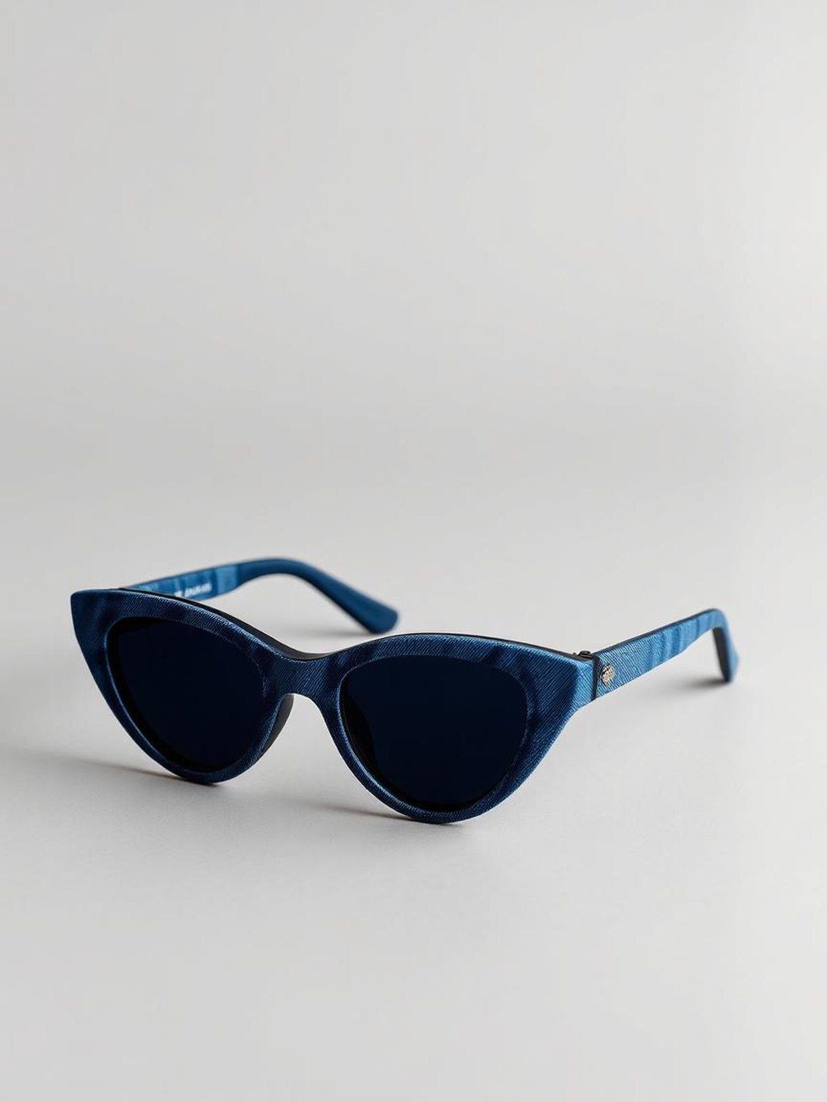 Denim Blue Cat Eye Sunglasses
