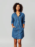 Denim Blue Shirt Dress