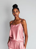 Dusty Pink Satin Camisole