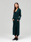 Forest Longline Belted Cardigan