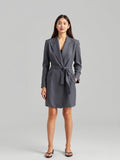 Grey Blazer Dress — Grey