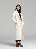 Ivory Longline Wool Coat