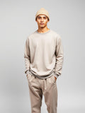 Beige Ribbed Beanie — Beige