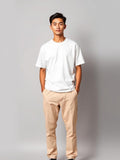 Beige Tech Commuter Trousers — Beige