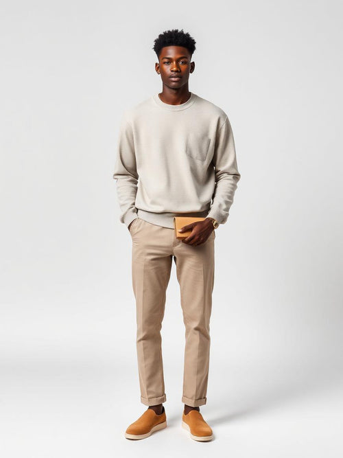Bifold Wallet — Beige