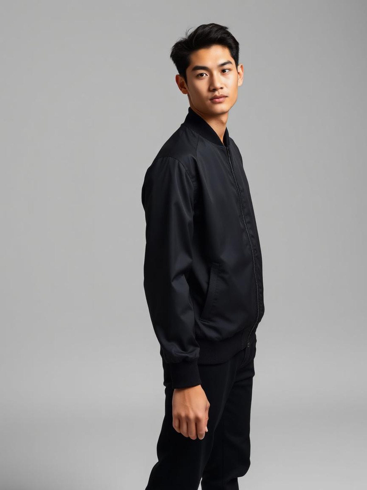 Black Harrington Jacket