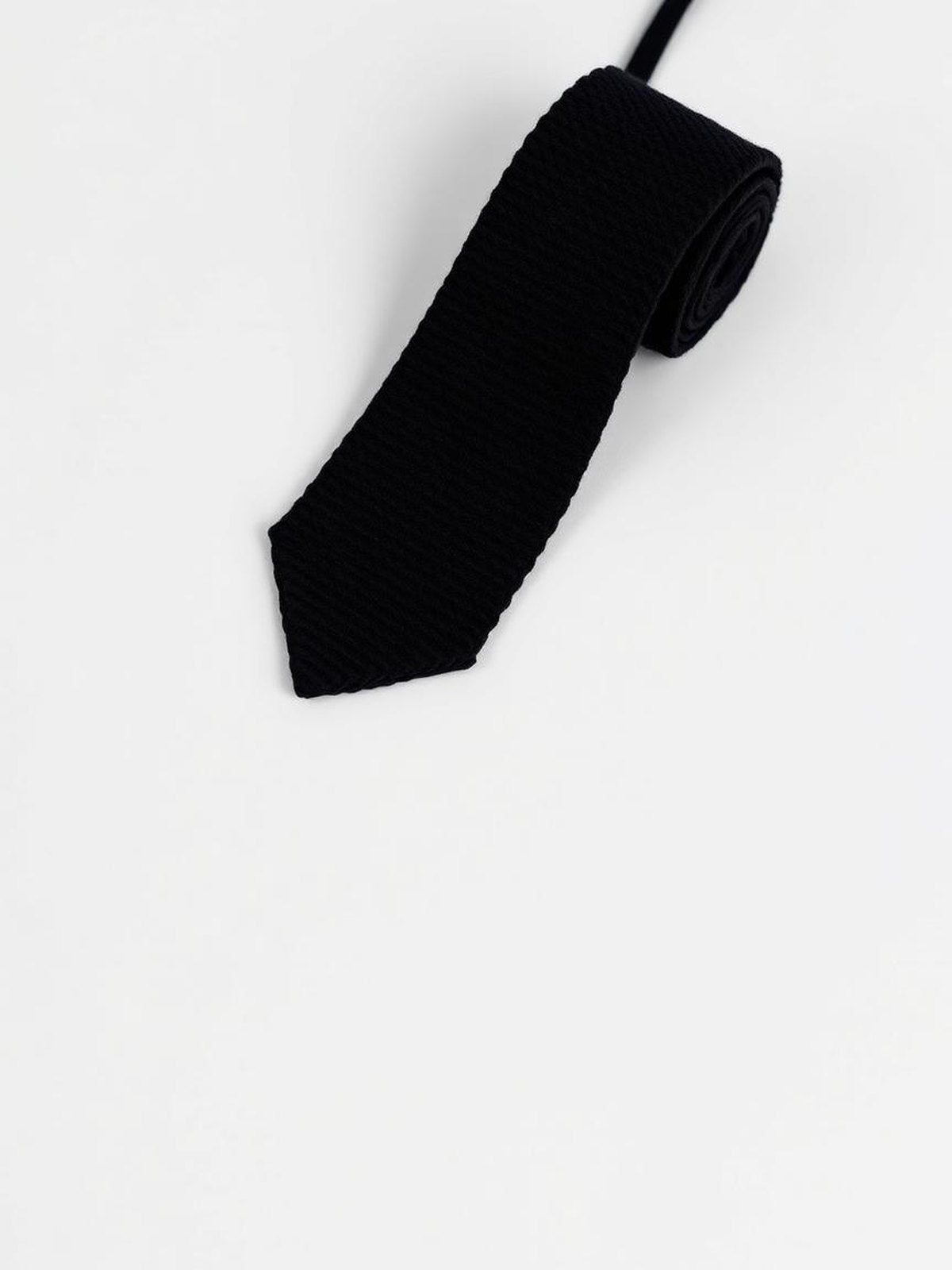 Black Knitted Tie