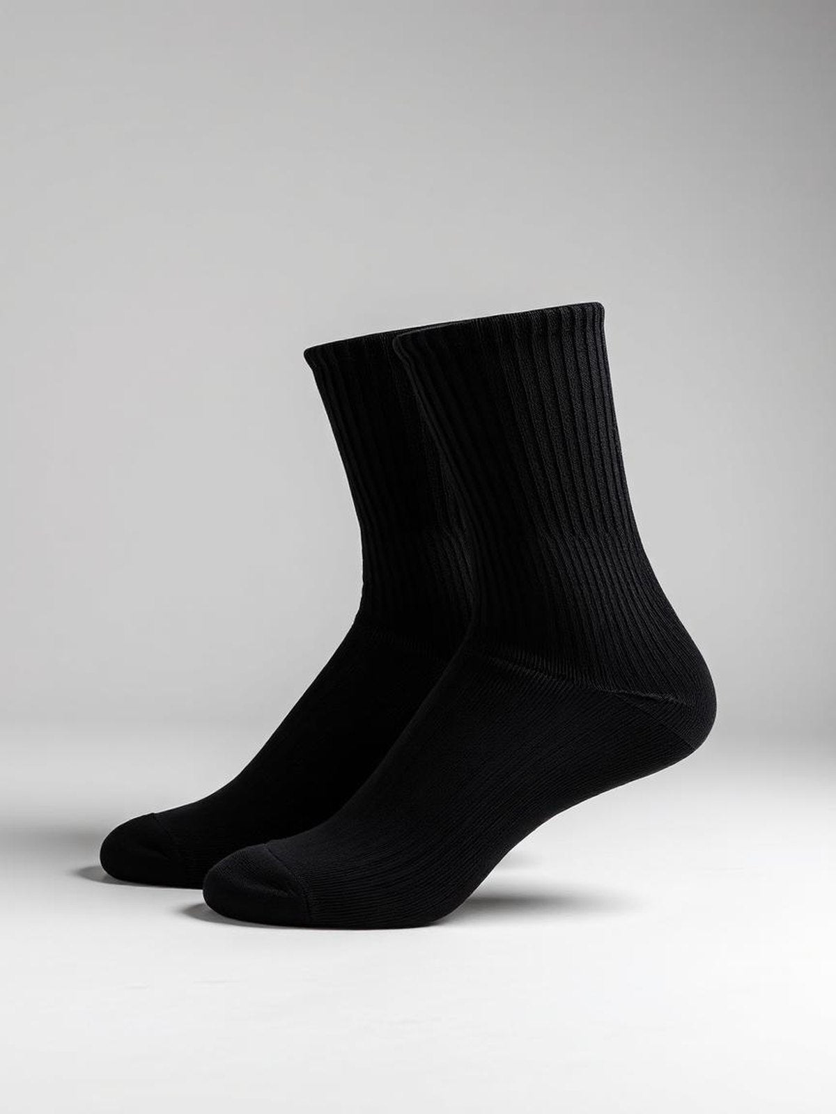 Black Sport Crew Socks 3-Pack