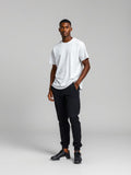 Black Tech Commuter Trousers — Black