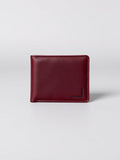 Burgundy Leather Billfold Wallet