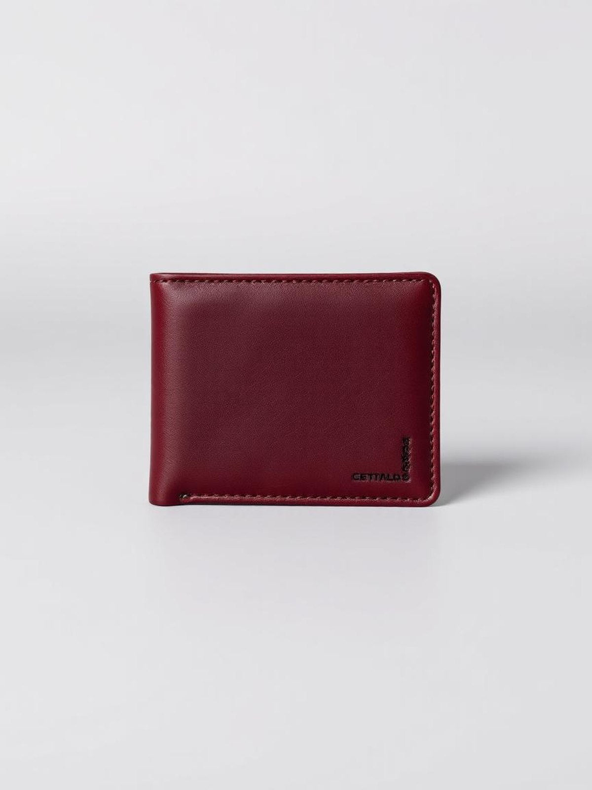 Burgundy Leather Billfold Wallet