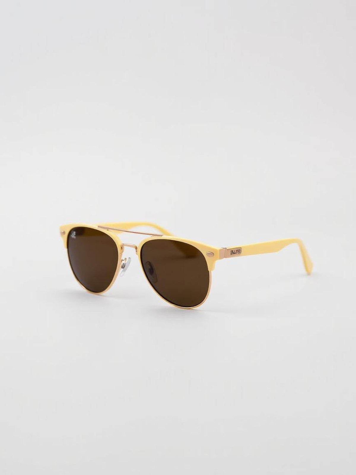 Butter Yellow Aviator Sunglasses