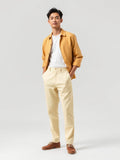 Butter Yellow Relaxed Tapered Trousers